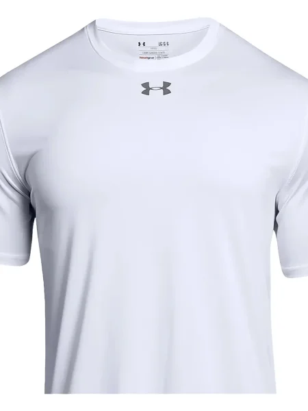 Scurt tricou Under Armour cu mâneci scurte alb