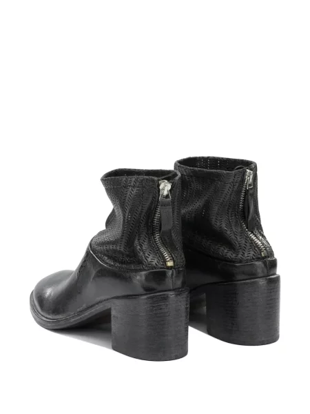 Cizme scurte Moma din piele negru