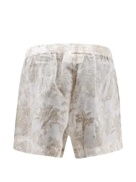Pantaloni scurți Mc2 Saint Barth alb