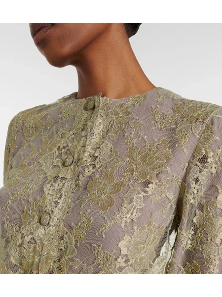 Rochie Saint Laurent de mătase gri