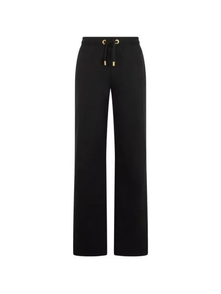 Pantaloni Roberto Cavalli alergare cu cordon negru
