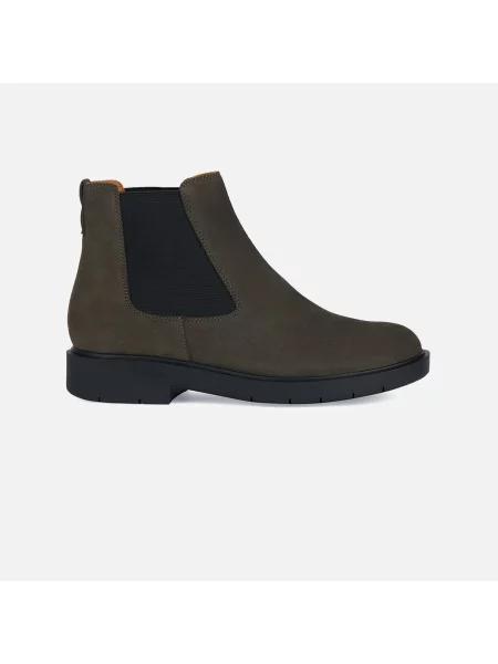 Čevlji do gležnjev Geox siva