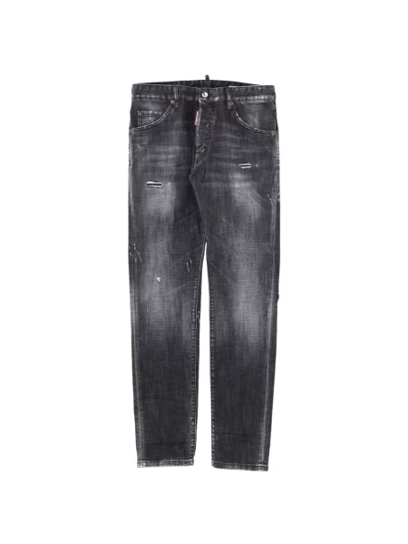 Jeansy Dsquared2 typu teddy czarne