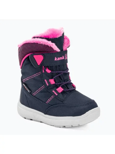 Śniegowce dziecięce Kamik navy/magenta niebieskie
