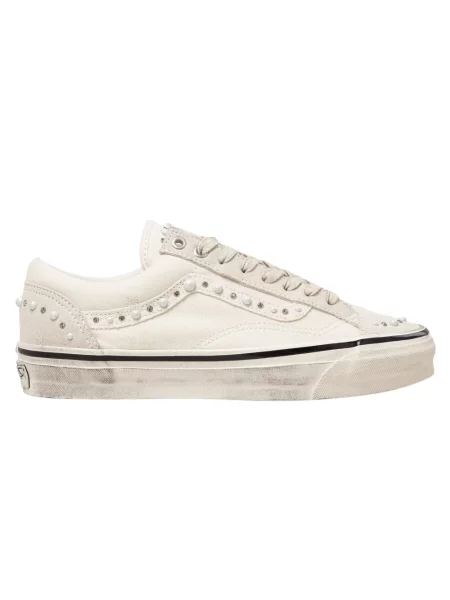 Sneakersy Vans Old Skool skórzane białe