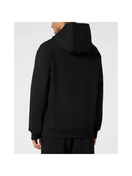 Bluza z kapturem Plein Sport z kapturem czarna
