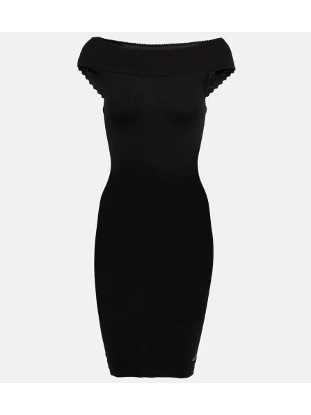 Rochie Vivienne Westwood cu broderie negru