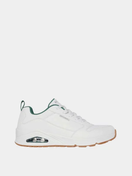 Кросівки Skechers штучна шкіра білий