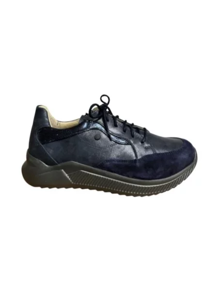 Sneakersy Wolky skórzane niebieskie