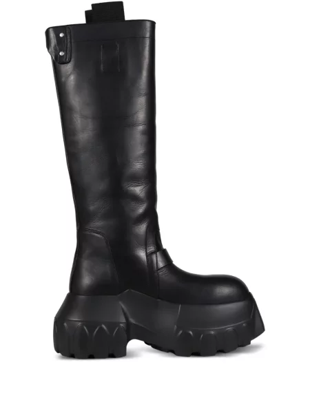 Cizme Rick Owens din piele negru