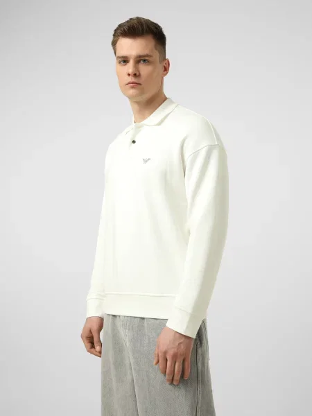 Поло Emporio Armani білий
