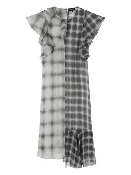 Rochie Lee Mathews cu imagine cu imprimeu geometric de costum verde