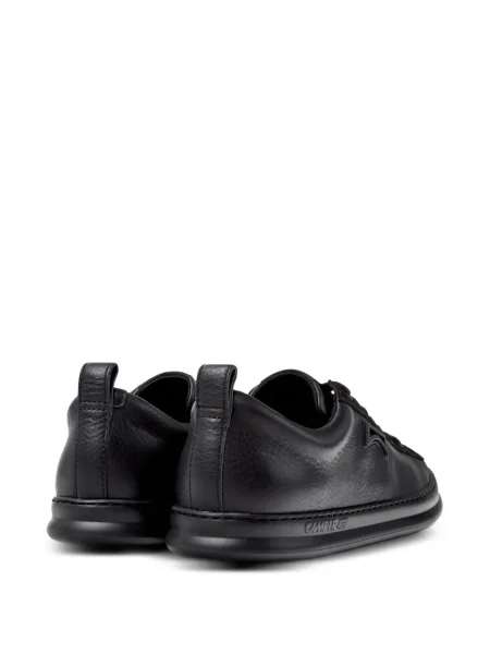 Sneakerși Camper cu șireturi din piele negru