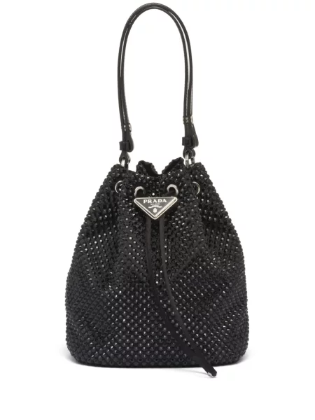 Geantă Prada de cristal negru