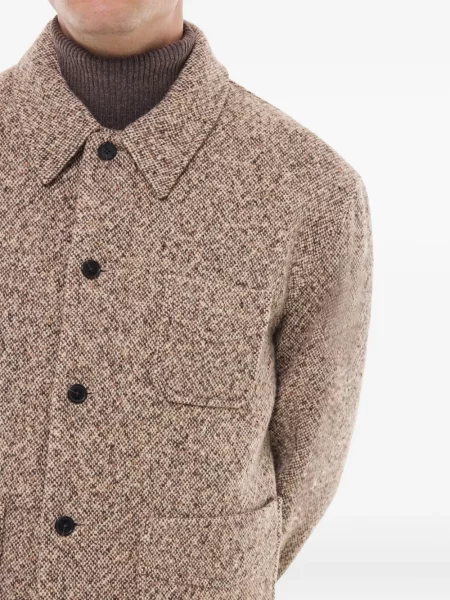 Geacă Fursac din tweed maro