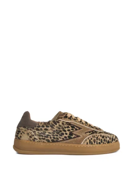 Sneakerși Moa Concept cu imagine cu model leopard maro
