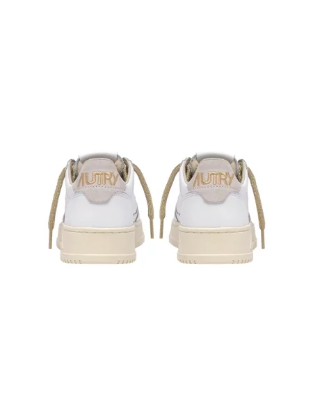 AUTRY sneakers din piele Medalist Low alb