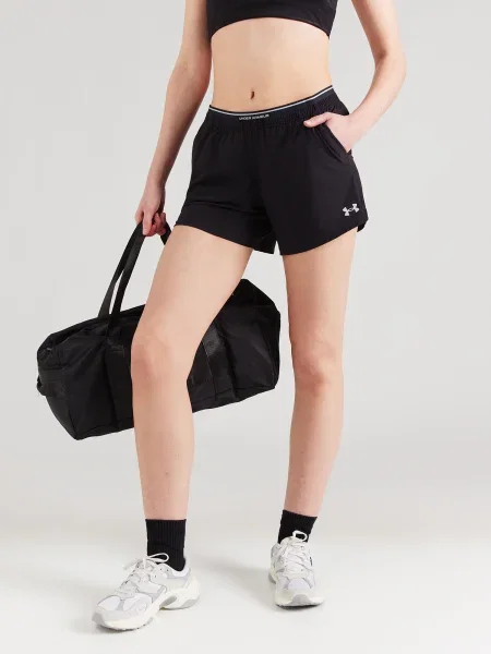 UNDER ARMOUR Pantaloni sport negru alb