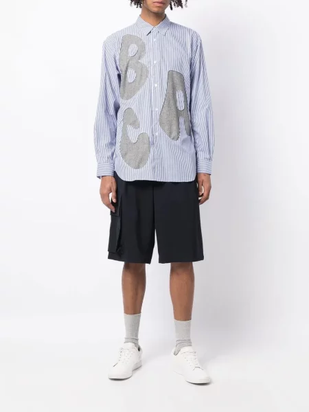 Ilgas marškiniai Comme Des Garçons Shirt mėlyna