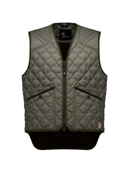 Matlasat vestă Moncler Grenoble verde