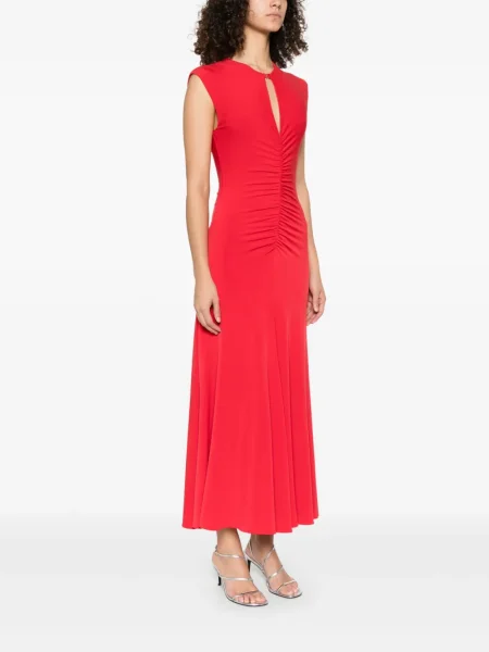 Rochie maxi Nissa de costum roșu