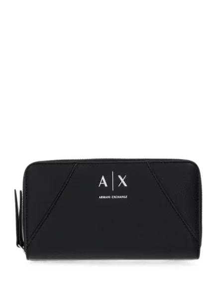 Portofel Armani Exchange cu imagine negru