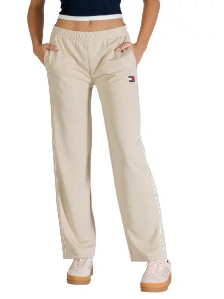 Hlače Tommy Hilfiger Jeans bež