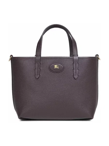 Shopperka Burberry skórzana dwustronna brązowa