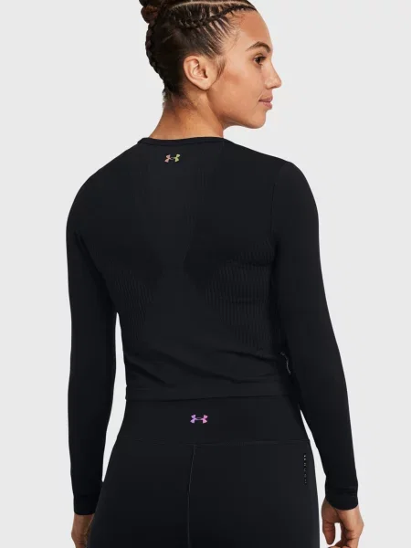 Бесшовный лонгслив Under Armour черный