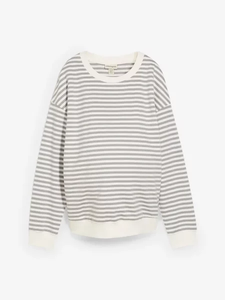 Bluza z bawełny organicznej na okres ciąży i po nim szara