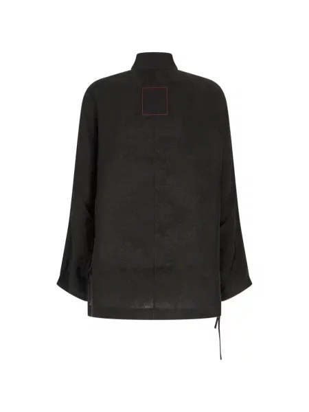Top Uma Wang din jacard cu legături negru