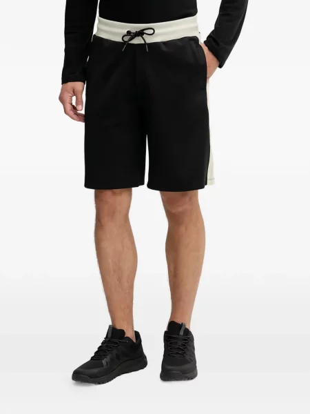 Pantaloni scurți Guess cu cordon negru