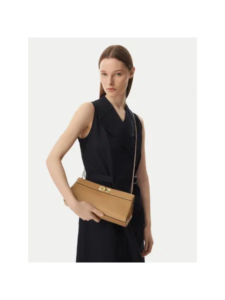 Tommy Hilfiger Rankinė Th Modern Clutch Šviesiai ruda