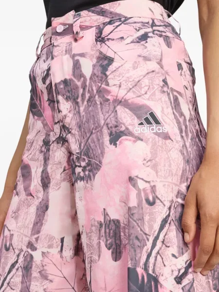 Дънки Adidas с принт бяло