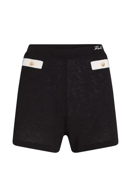 Pantaloni scurți Karl Lagerfeld negru