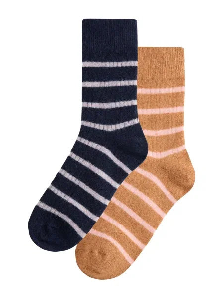 Next Nogavice ecru / mornarska / mokka