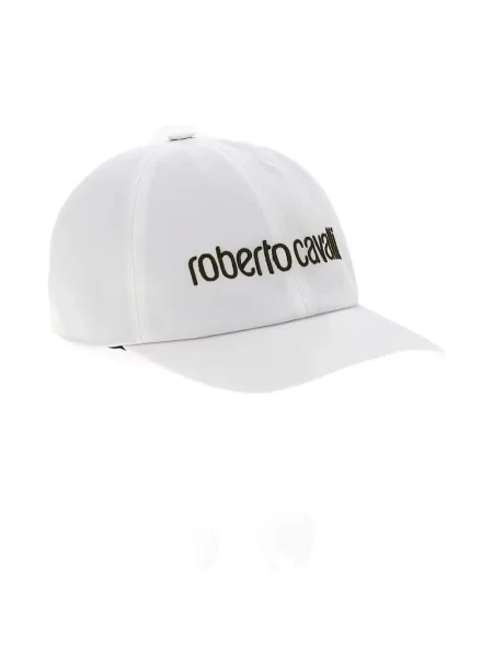 Șapcă Roberto Cavalli cu broderie alb
