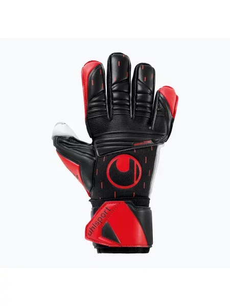 Детски вратарски ръкавици uhlsport Classic Absolutgrip black/red/white бяло