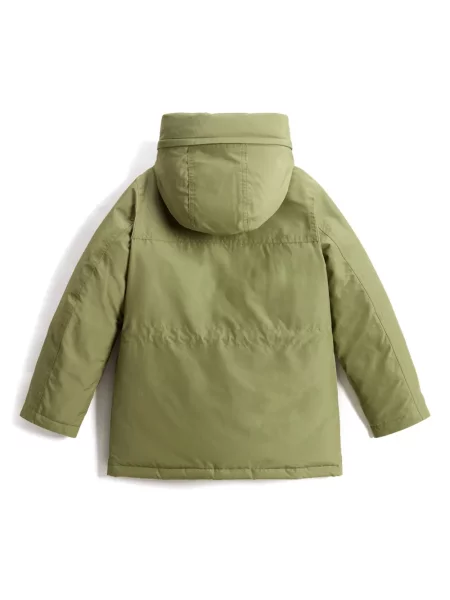 Parka dziecięca Woolrich zielona