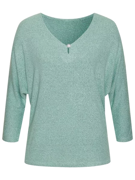 LASCANA Tricou mentă verde