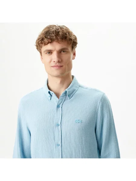 Рубашка Lacoste голубая