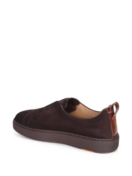 Chiloți Santoni din piele slip-on maro
