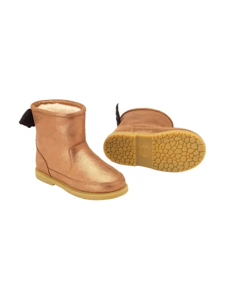 Donsje semišové zimní boty Angela Boots Wings hnědé