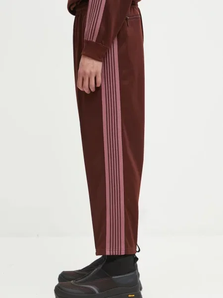 Tepláky Needles Jodhpur Track Pant hnědá
