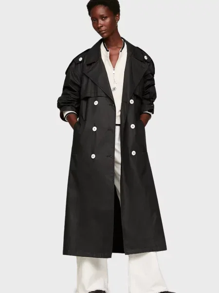 Тренч Tommy Hilfiger чорний