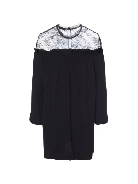 Rochie Sandro din dantelă negru