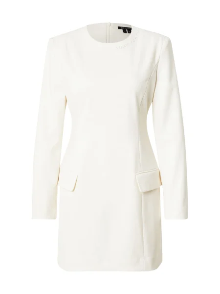 ARMANI EXCHANGE Rochie murdar alb