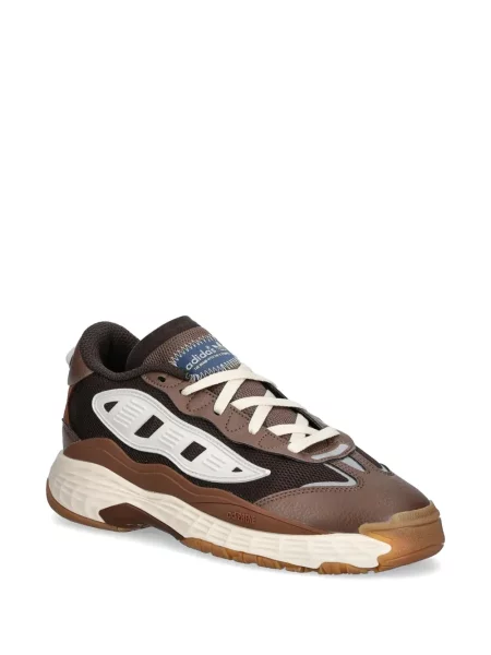 Pruhovaná džínová bunda Adidas s kapucí černá