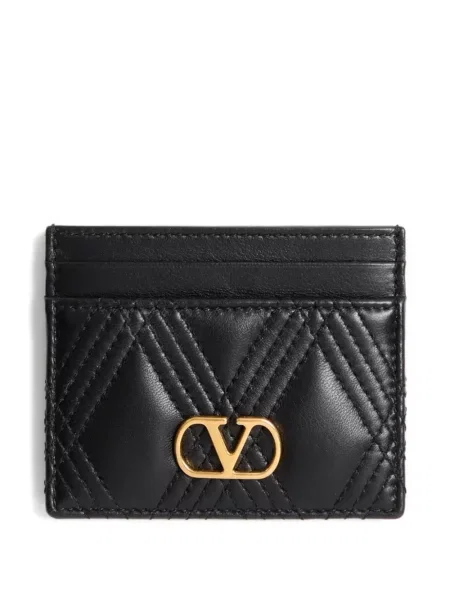 Portofel Valentino Garavani din piele negru