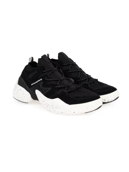 Sneakersy Antony Morato skórzane czarne